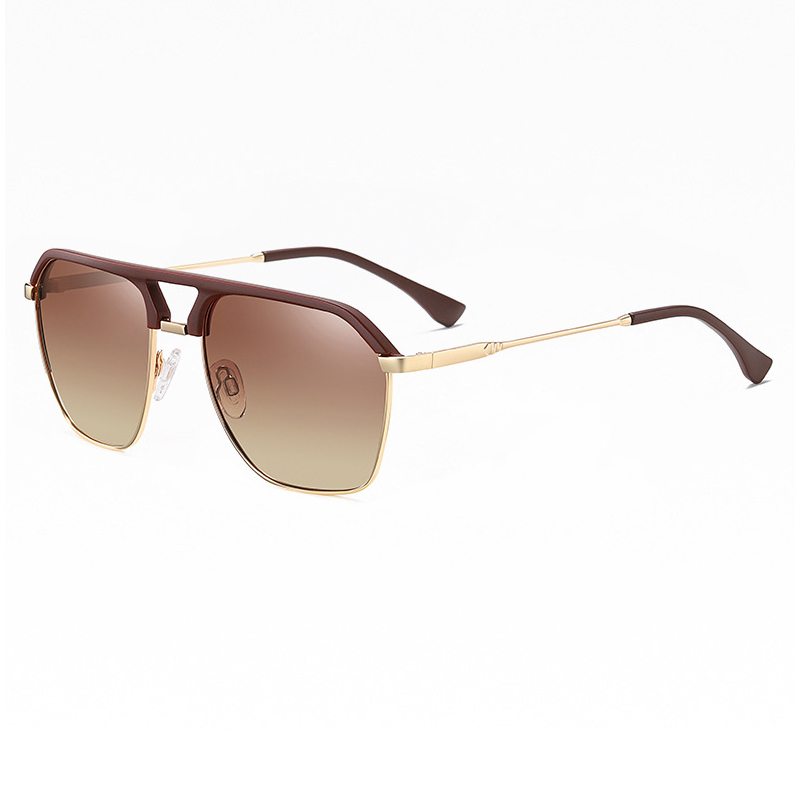 Hybrid frame polarized private label sunglasses 3340