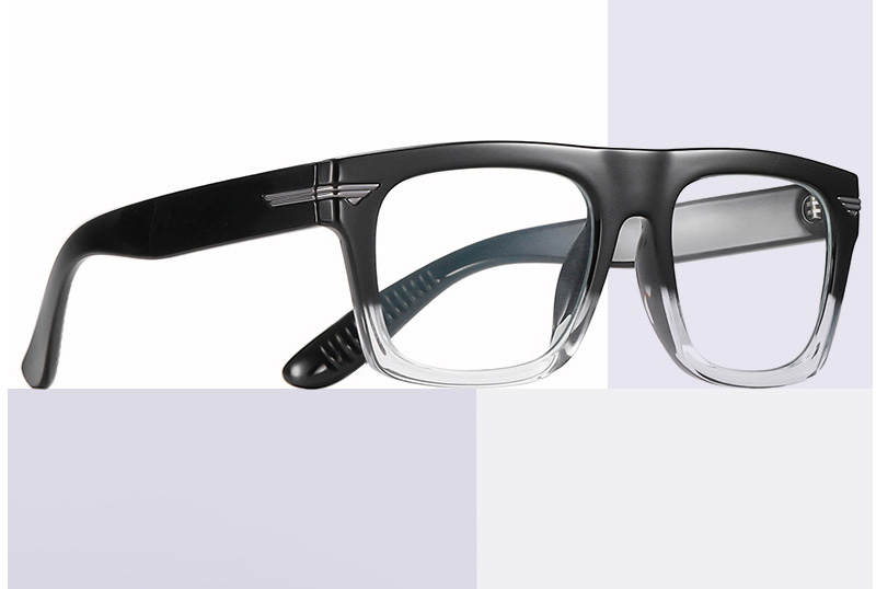 Large Retro Clear Lens Nerd Hipster Horned Rim Glasses 